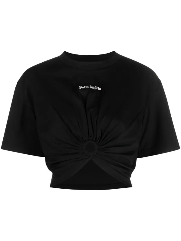 Palm angels discount cropped t shirt