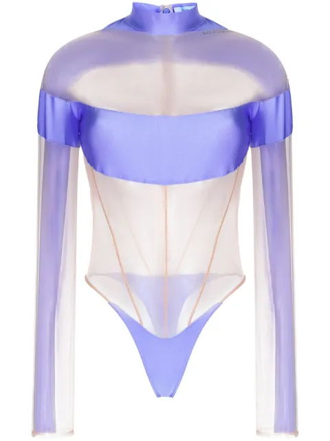 Mugler بودي سوت 'إيلوجن' بأجزاء مخيوطة