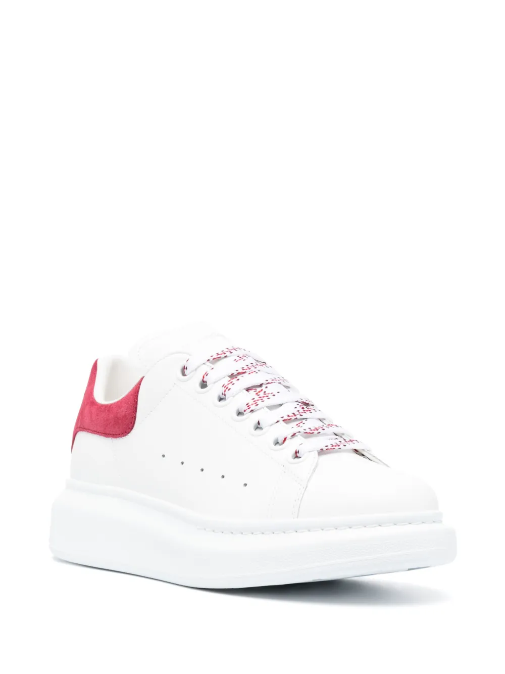 Alexander McQueen Oversized low-top sneakers - Wit