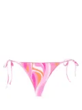MC2 Saint Barth abstract-print bikini bottoms - Pink
