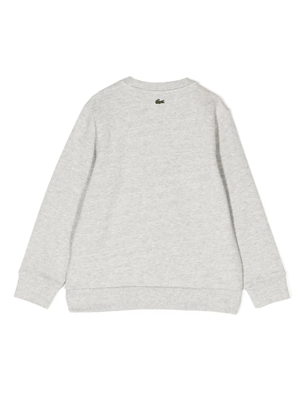 Lacoste Kids logo-print cotton sweatshirt - Grijs