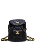 CHANEL Pre-Owned 1992-1994 mini Duma backpack - Black