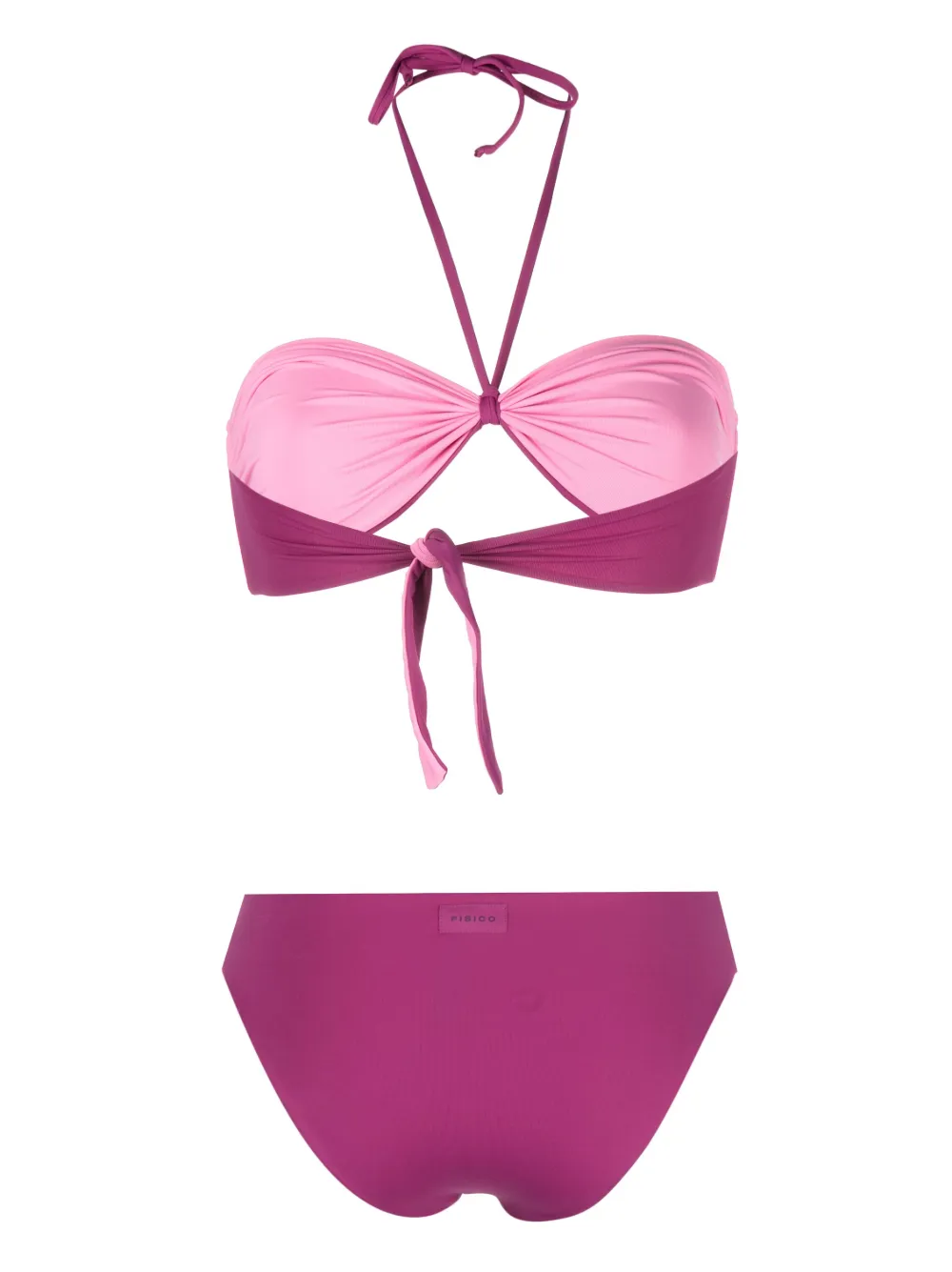 Fisico ruched bandeau bikini set | Bikinis | Image 2