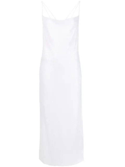 ROTATE - sequin-embellished slip dress