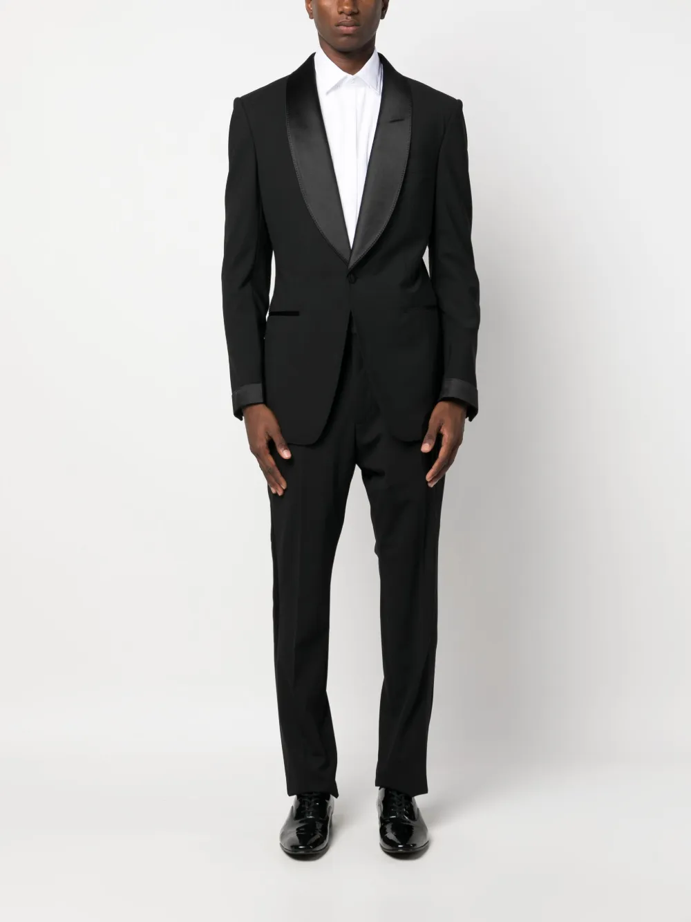 Karl Lagerfeld classic collar organic cotton shirt - Wit