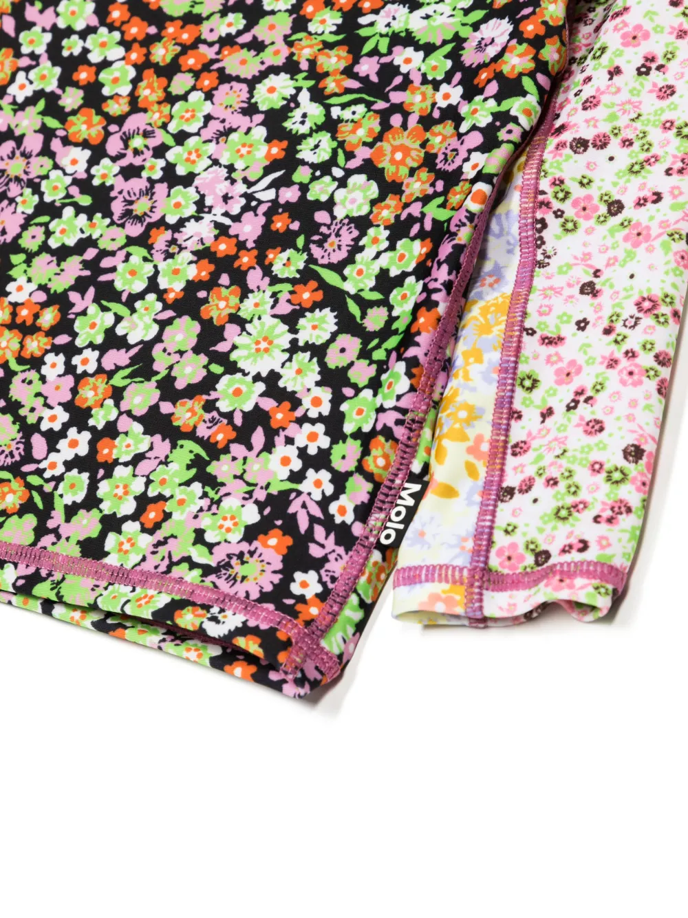 Molo Girls Teen Green Sun Protective Top (upf50+) In Multicolour