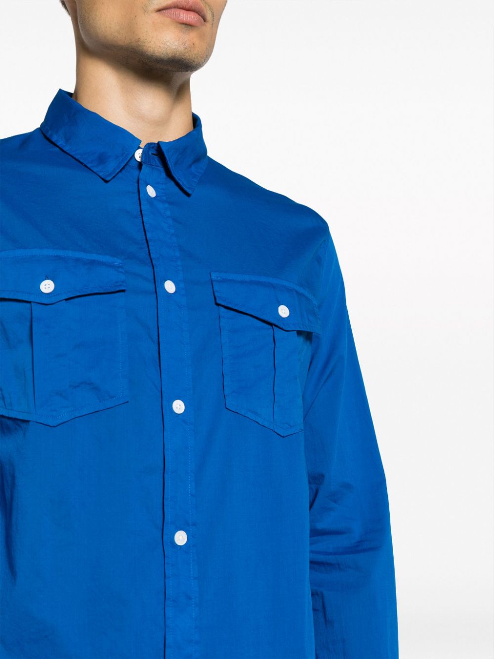 Zadig&Voltaire Thibaut overhemd van biologisch katoen Blauw