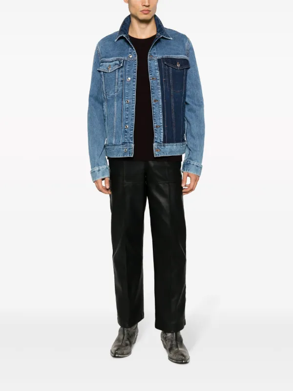 Zadig&Voltaire カラーブロック デニムジャケット | ブルー Zadig&Voltaire カラーブロック デニムジャケット | ブルー