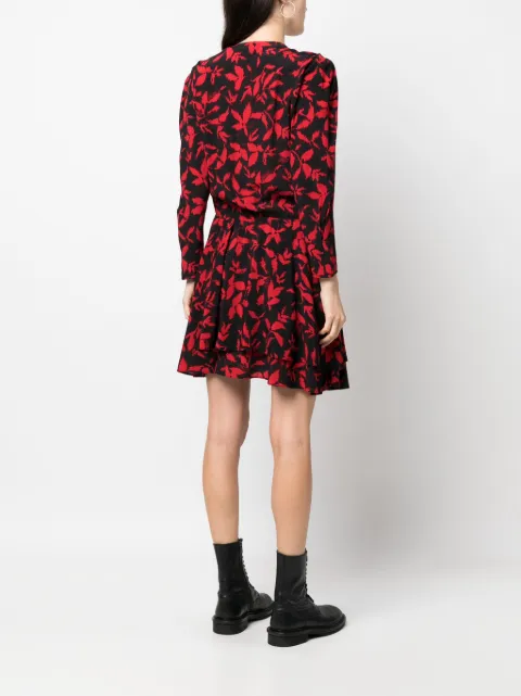 Zadig&Voltaire Rogers leaf-print minidress WWDR01300 - 3