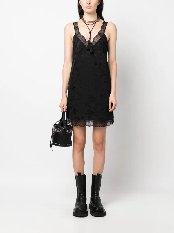 【超安い】 Jacquard Renelle Zadig&Voltaire Minidress FARFETCH | Black | スーツ・フォーマル・ドレス