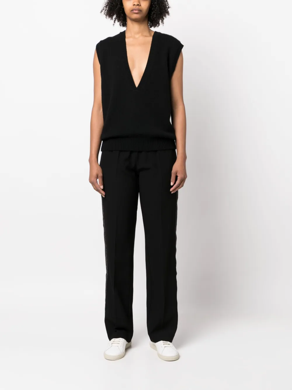Zadig&Voltaire side-stripe drawstring trousers | Straight-Leg Pants | Image 2