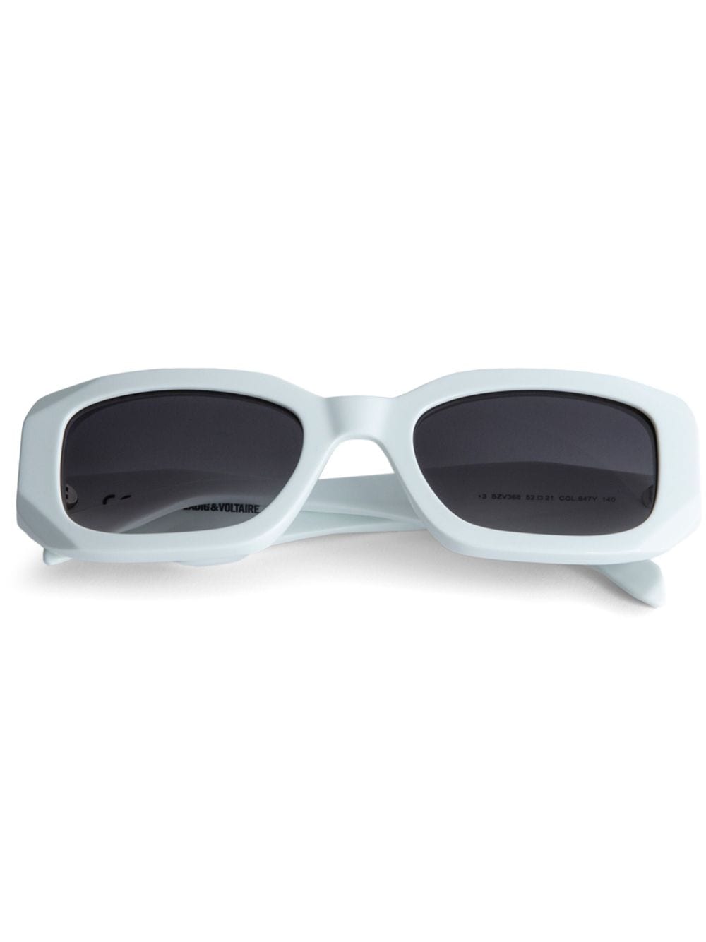 Zadig & Voltaire Zv23h3 Rectangle-frame Sunglasses In White