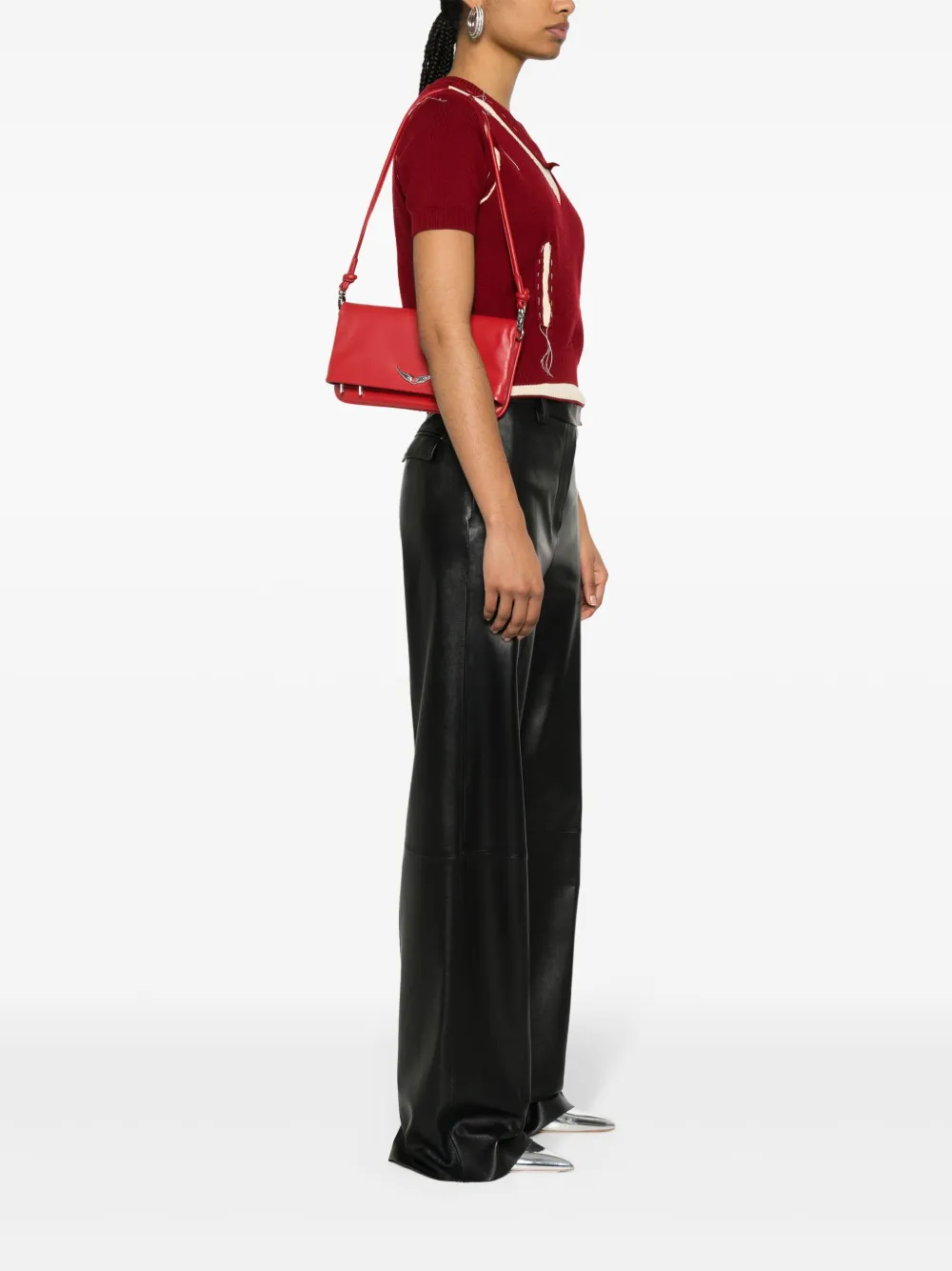 Zadig&Voltaire Rock Eternal leren tas - Rood