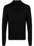 Zadig&Voltaire Bobby fine-ribbed raw-cut jumper - Black