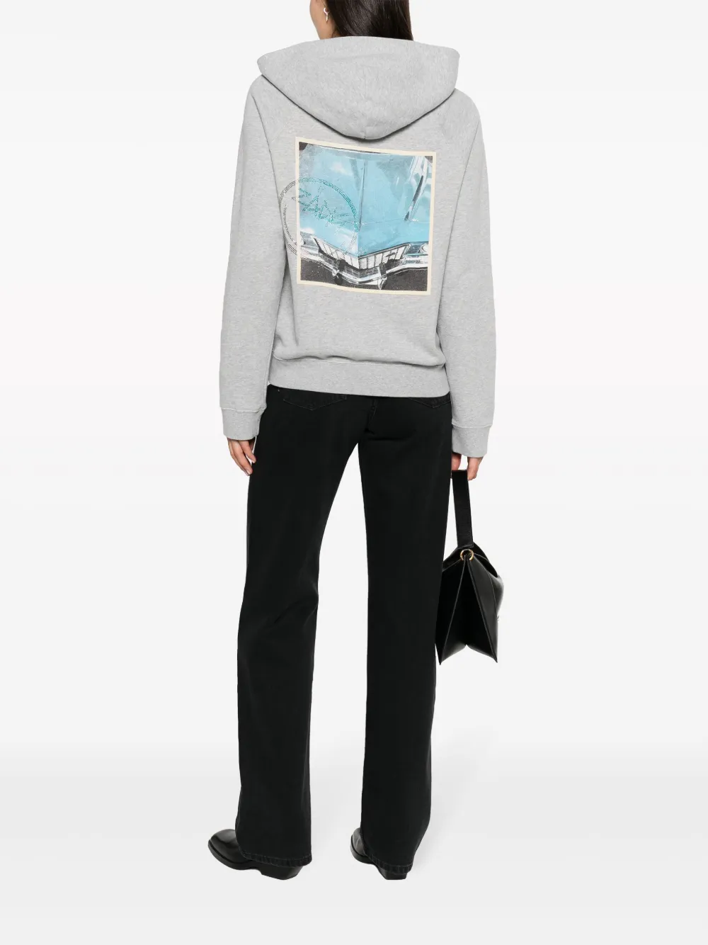 Zadig&Voltaire Hoodie met fotoprint - Grijs