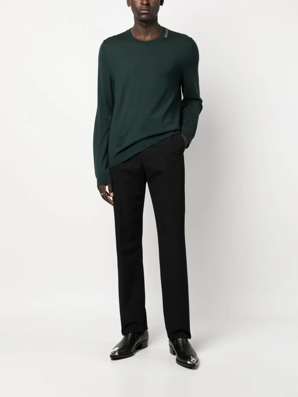 Zadig&Voltaire Trui met print - Groen