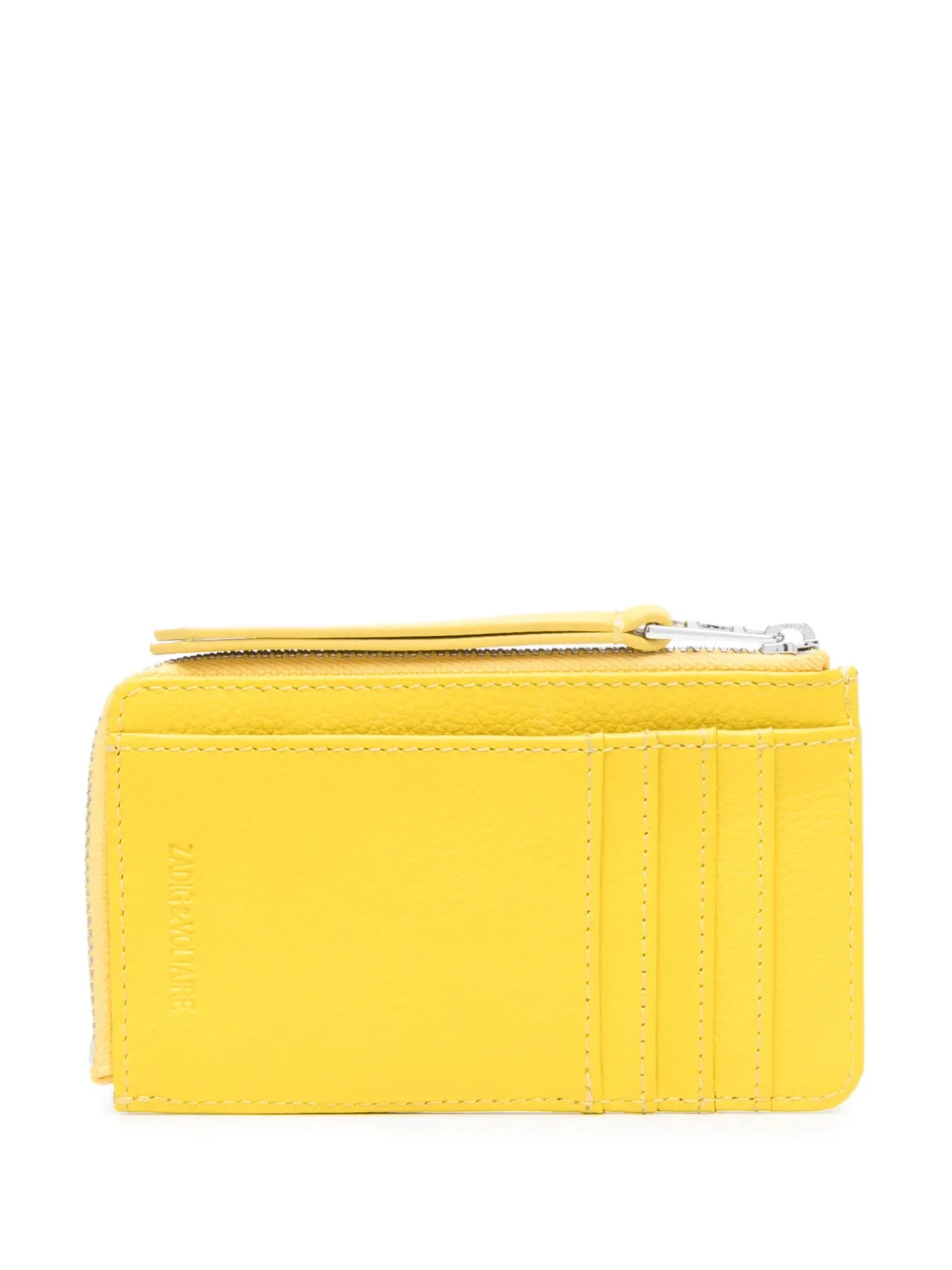 Zadig&Voltaire ZV Card leren portemonnee - Geel