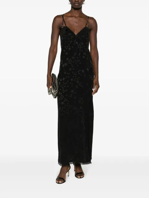Zadig&Voltaire Rohal star-jacquard silk dress WWDR01274 - 1