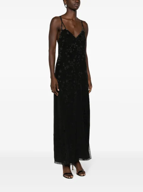Zadig&Voltaire Rohal star-jacquard silk dress WWDR01274 - 2