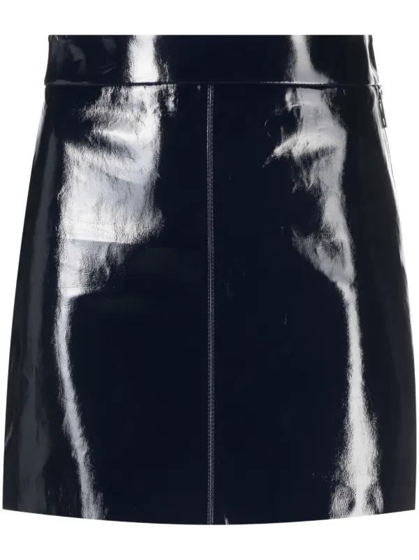 Zadig&Voltaire Jinette レザーミニスカート | ブルー | FARFETCH JP