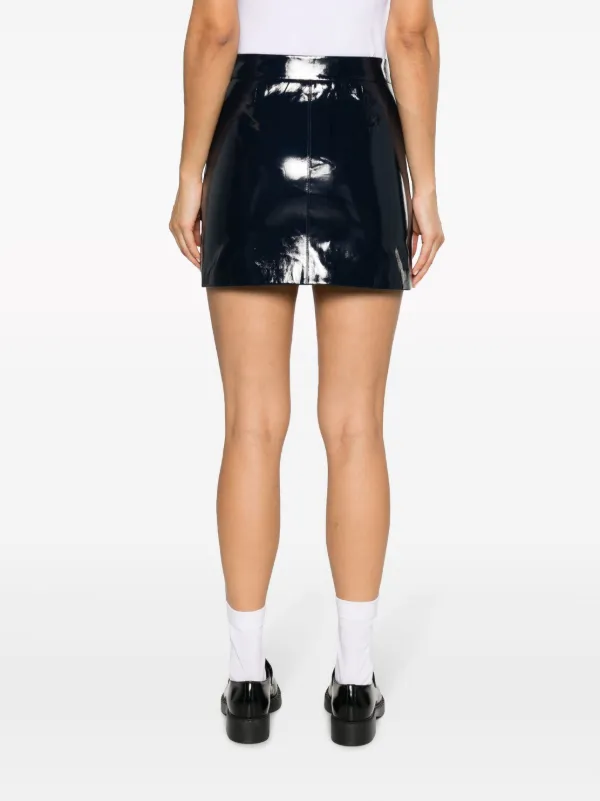 ZADIG&VOLTAIRE レザースカート Zadig&Voltaire Jinette レザーミニスカート | ブルー | FARFETCH JP