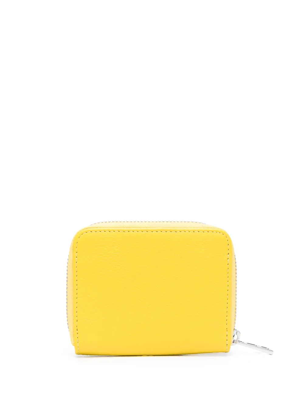 Zadig&Voltaire mini ZV logo-plaque leather wallet - Geel