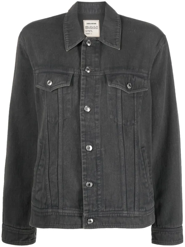 Zadig Voltaire Kase Organic Cotton Denim Jacket Farfetch