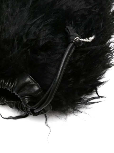 Zadig&Voltaire Rock To Go Frenzy shearling bucket bag LWBA02403 - 3