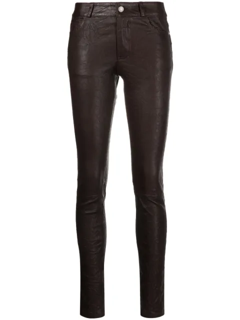 Zadig&Voltaire Phlame skinny leather trousers