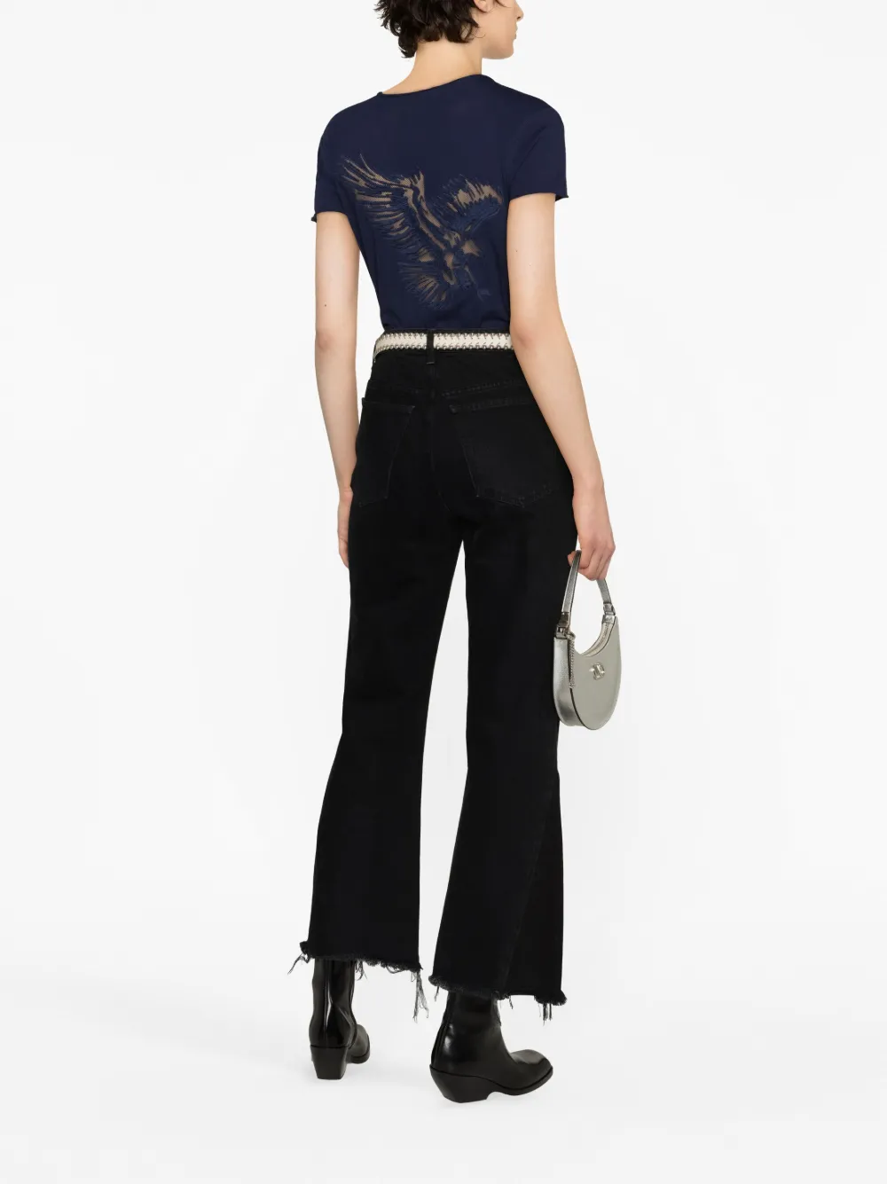 Zadig&Voltaire T-shirt van biologisch katoen - Blauw