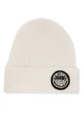 Zadig&Voltaire logo-embellished merino-wool beanie - Neutrals
