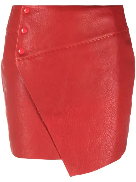 Zadig&Voltaire Junko Cuir leather miniskirt