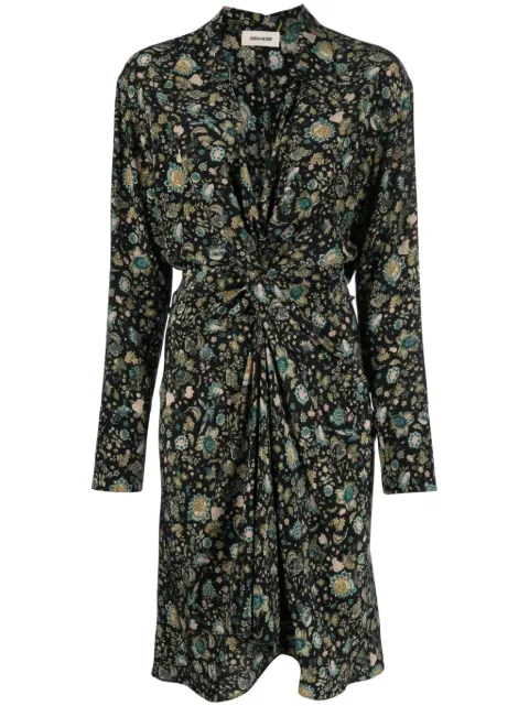 Zadig&Voltaire Rozo floral-print silk dress WWDR01264 - 0