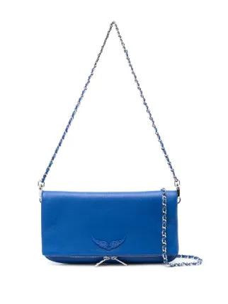 Zadig&Voltaire Rock Leather Crossbody Bag | Blue | FARFETCH