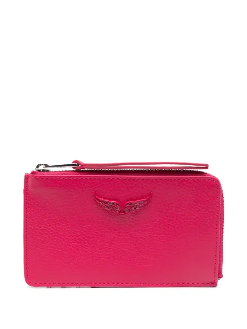 Zadig&Voltaire logo-plaque leather wallet