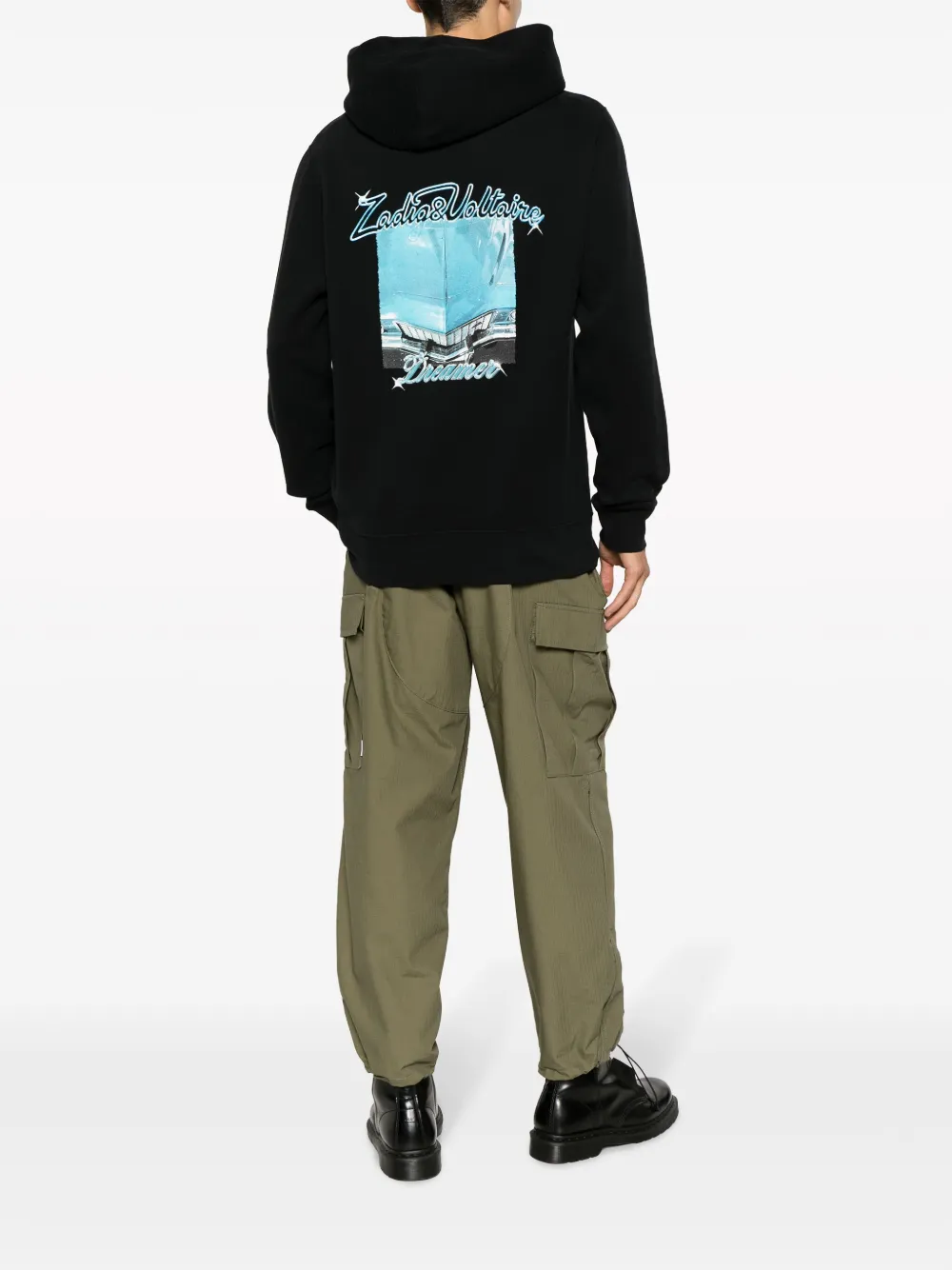 Zadig&Voltaire Hoodie met fotoprint - Black