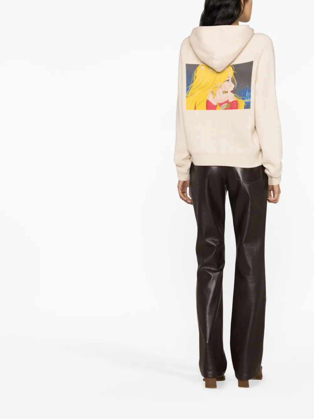 Zadig&Voltaire Katoenen hoodie - Beige