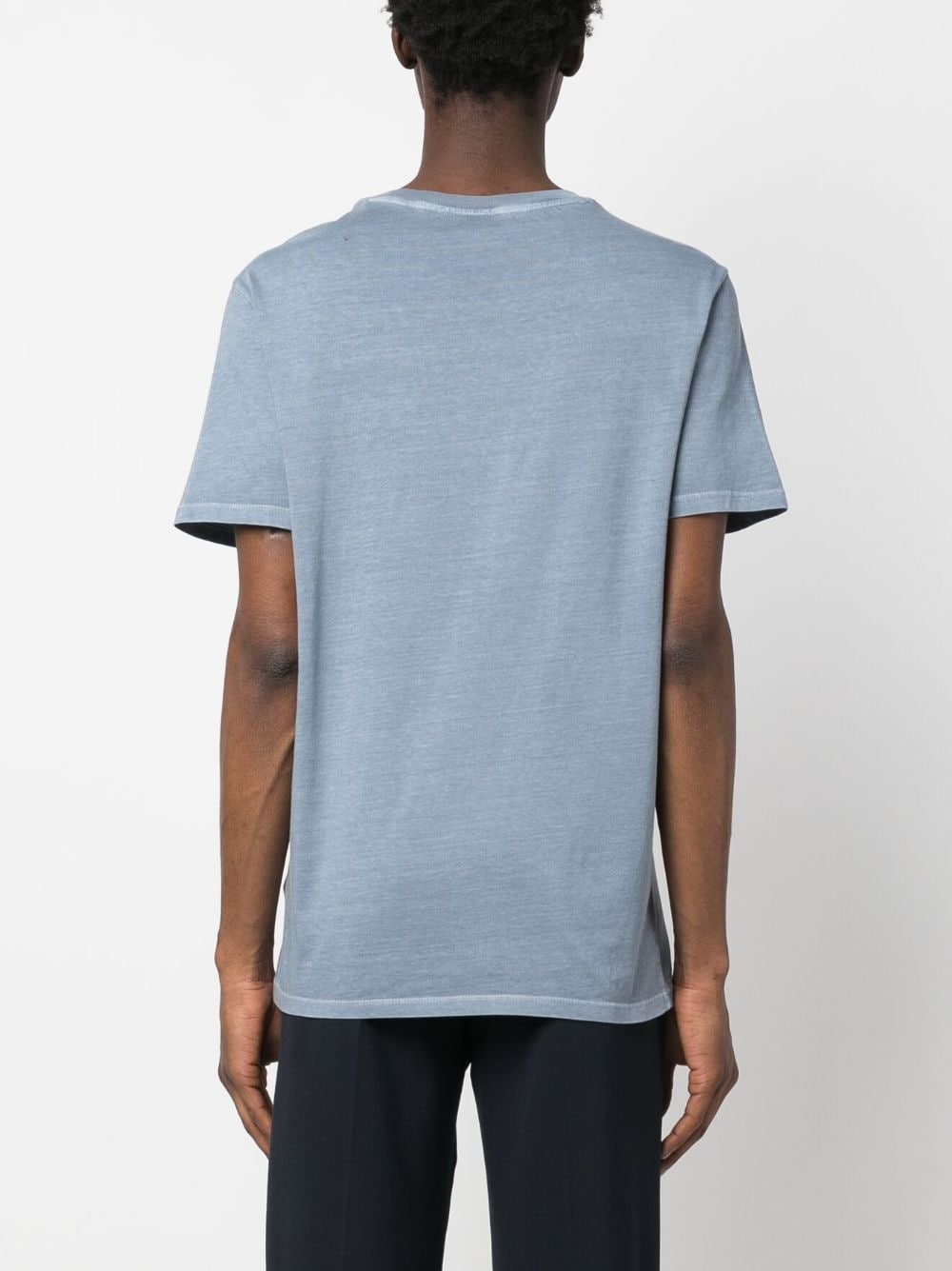Shop Zadig & Voltaire Logo-patch Short-sleeve T-shirt In Blue