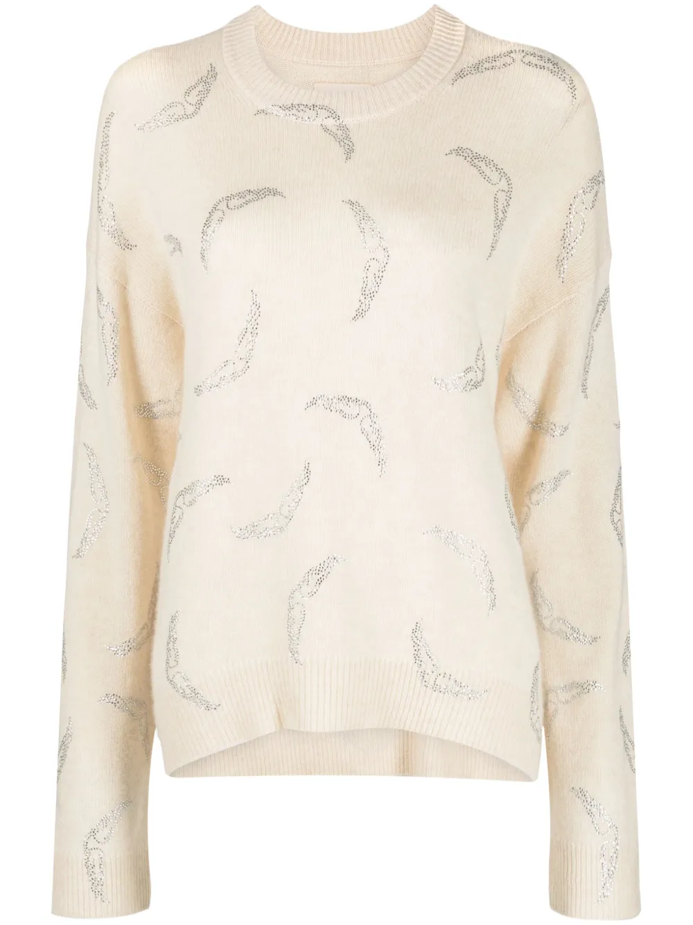 Zadig&Voltaire Markus wings-embellished cashmere jumper