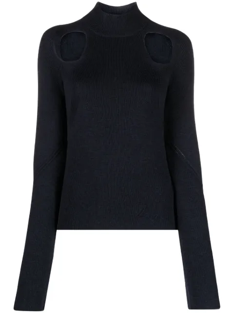 Zadig&Voltaire Micky 镂空美利诺羊毛毛衣
