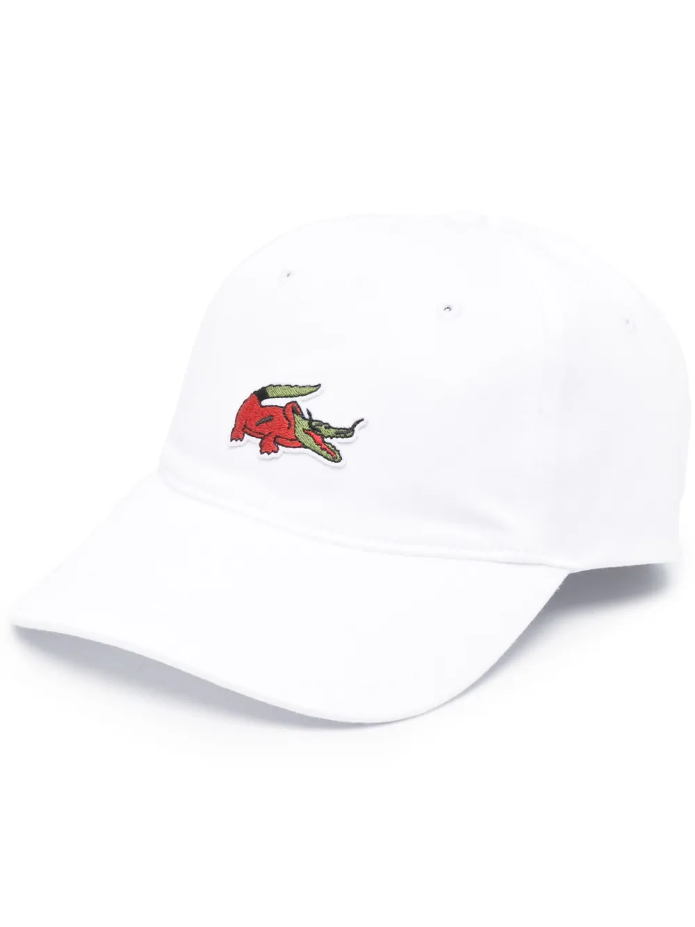 Lacoste Logo-patch Baseball Cap In White