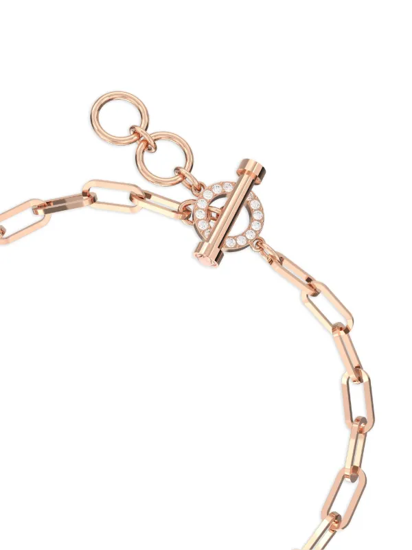 Swarovski Teddy crystal-embellished Bracelet | Pink | FARFETCH
