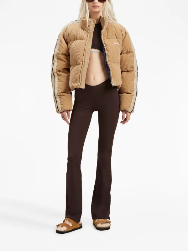 Light before dark sand corduroy cropped puffer jacket online