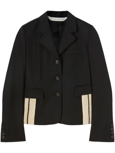 Palm Angels side-embellished fitted blazer