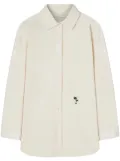 Palm Angels palms-embroidered poplin shirt - Neutrals