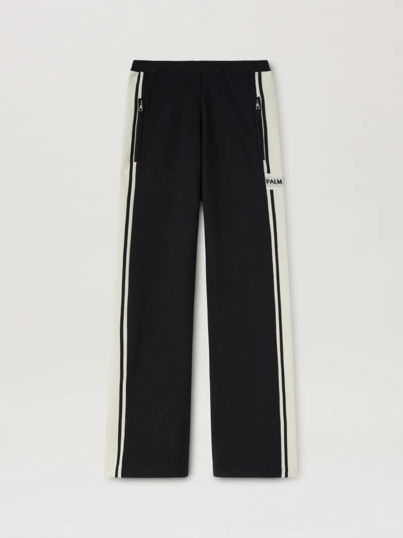 Racing Knit Track Pants in black Palm Angels® Official