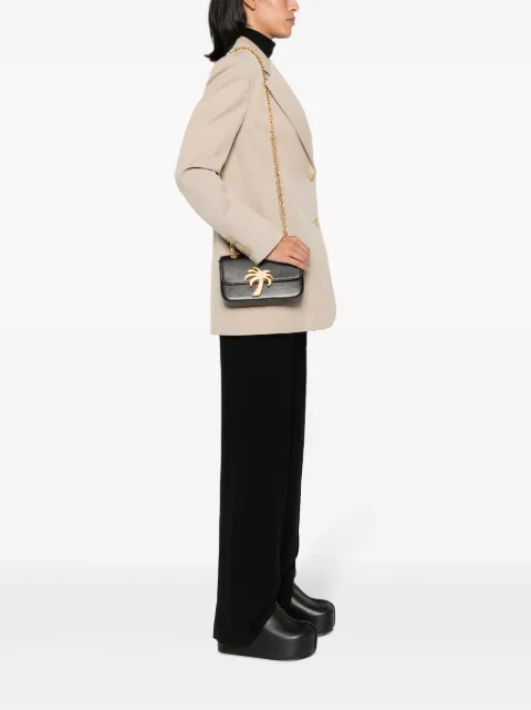 Palm Angels Palm Bridge leather crossbody bag PWNQ018F23LEA0011076 - 1
