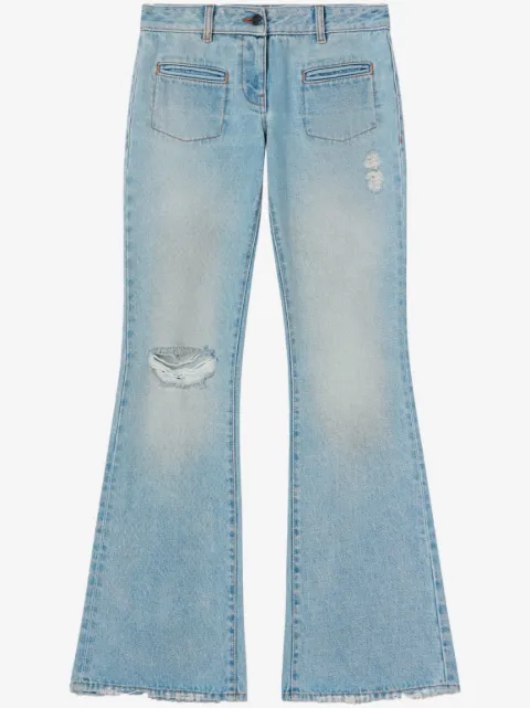 Palm Angels low-rise bootcut jeans
