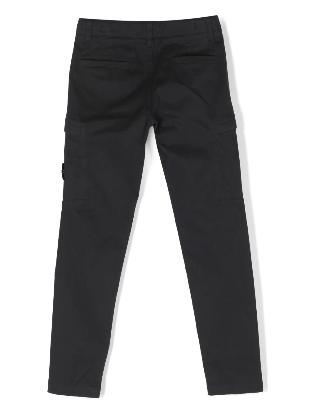 Stone Island Junior Chino met patch - Zwart