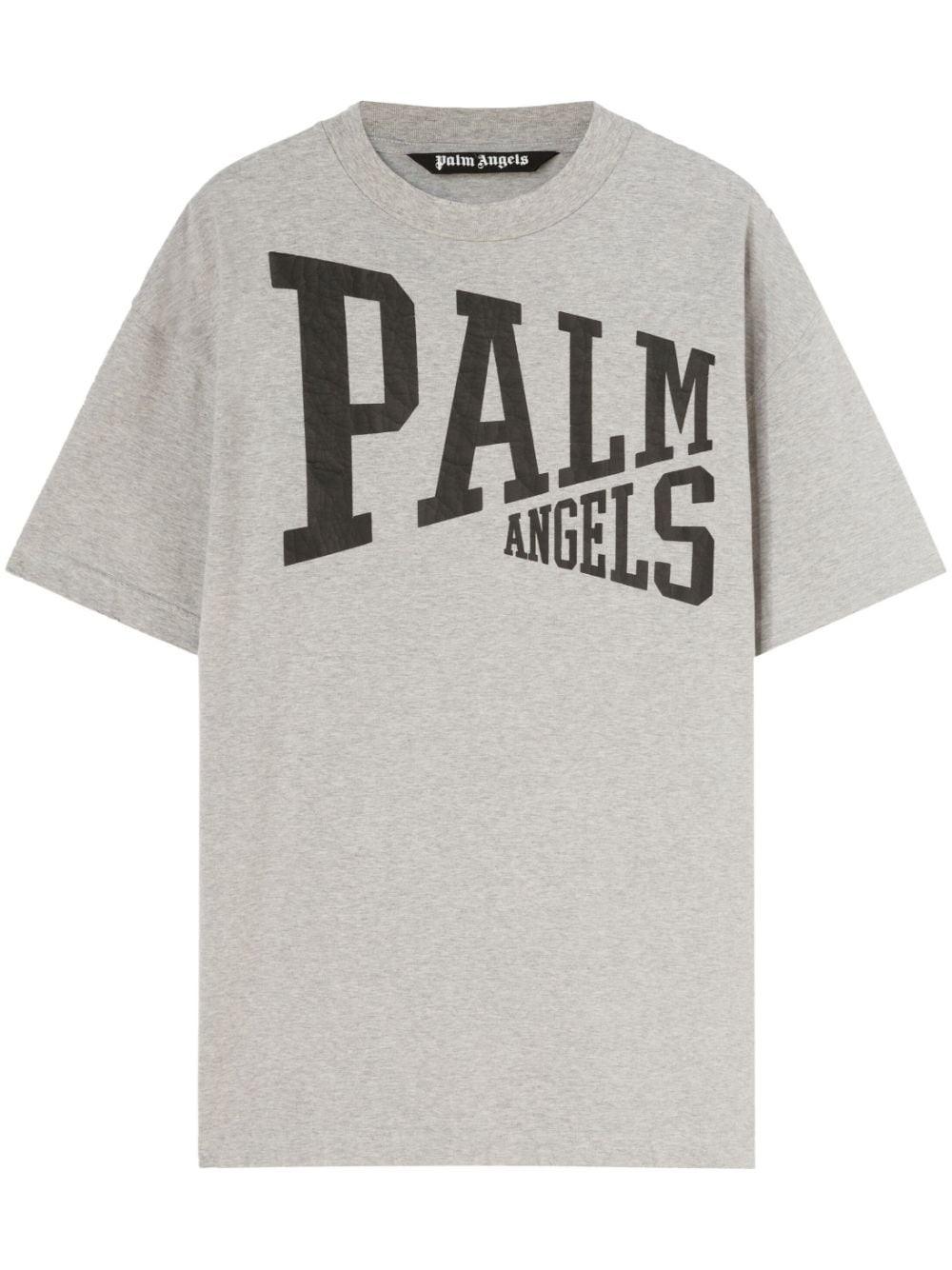 Palm Angels T-shirt met logoprint Grijs